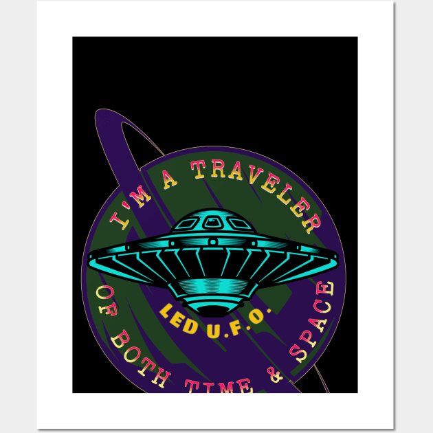 Traveler Of Time & Space Wall Art by RockReflections